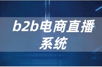 b2b电商直播系统怎么开发？