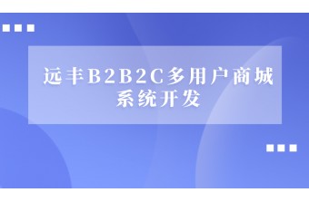 B2B2C多用户商城系统开发解决方案