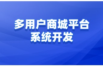 多用户商城平台系统开发时间