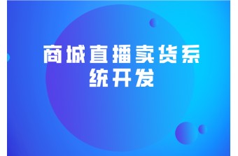 商城直播卖货系统开发的重点功能介绍