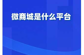 微商城是什么平台