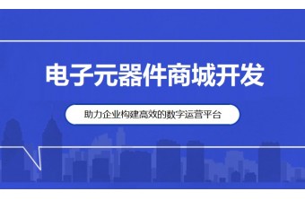 电子元器件商城开发流程/电子元器件商城是如何开发的？