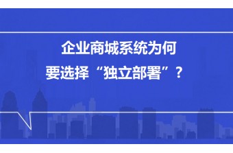 企业商城系统为何要选择“独立部署”?
