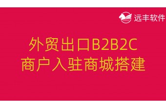 外贸出口B2B2C商户入驻商城搭建