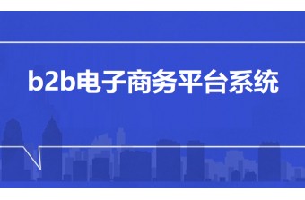 b2b电子商务平台系统