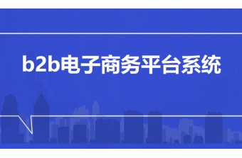 b2b电子商务平台系统