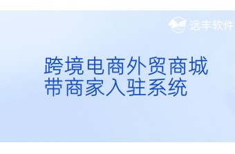 跨境电商外贸商城带商家入驻系统