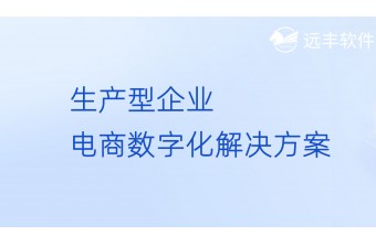 生产型企业电商数字化解决方案