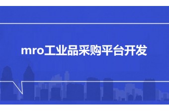 mro工业品采购平台开发