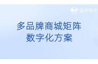 多品牌商城矩阵数字化方案