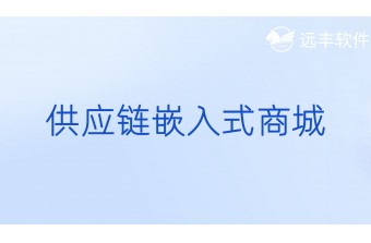 供应链嵌入式商城开发