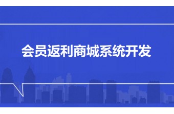 会员返利商城系统开发