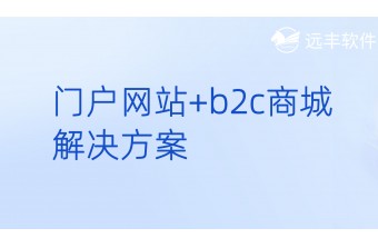 门户网站 + B2C商城解决方案