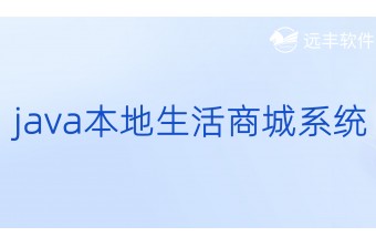 Java本地生活商城系统