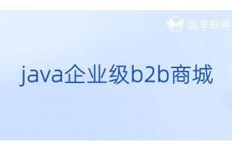 Java企业级B2B商城
