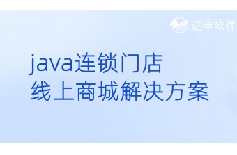 Java连锁门店线上商城解决方案