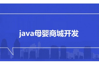 java母婴商城开发