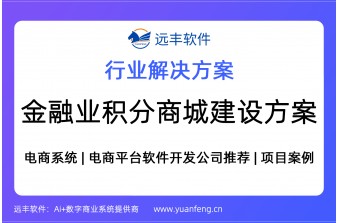 金融行业积分商城建设方案，电商平台软件开发公司推荐