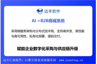B2B商城软件服务商推荐：远丰软件—赋能企业采购/经销商管理数字化
