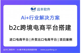 B2C跨境电商平台搭建，外贸出口电商平台系统，进口电商平台系统 | 远丰软件