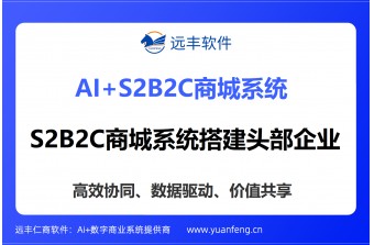 远丰软件，S2B2C商城系统搭建的头部企业选择