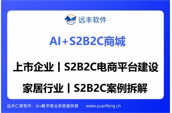 远丰软件案例丨某上市企业S2B2C电商平台建设的全流程解析