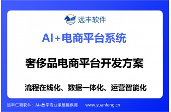 远丰软件奢侈品电商平台开发方案