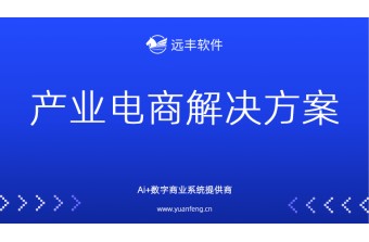 产业电商解决方案，源码交付 | 远丰软件