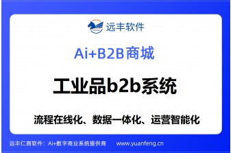 工业品b2b系统，工业品b2b系统推荐，远丰软件工业品b2b平台建设实例