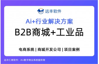 B2B商城＋工业品电商一体化解决方案-远丰软件