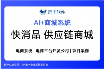 快消品行业S2B2B供应链商城系统建设方案-远丰软件