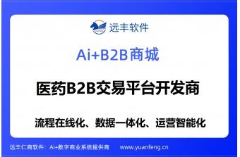 医药B2B交易平台开发服务商推荐：远丰软件：以技术赋能医药流通，推动行业数字化跃迁