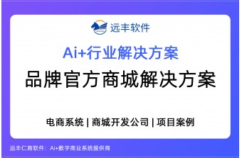 2026年品牌官方商城解决方案，B2C电商平台软件开发 —远丰软件