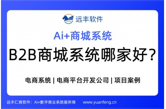 B2B商城系统哪家好？2026年最新榜单