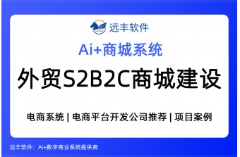 外贸S2B2C商城建设方案 -远丰软件