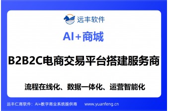 B2B2C电商交易平台搭建服务商推荐：远丰软件——二十年技术深耕，赋能企业全域电商生态增长