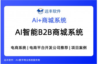 AI智能B2B商城系统，B2B商城开发商 -远丰软件
