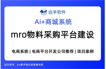 MRO物料采购平台建设方案，采购商城平台开发商 -远丰软件