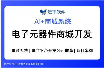 电子元器件商城开发方案，电商平台软件开发公司 -远丰软件