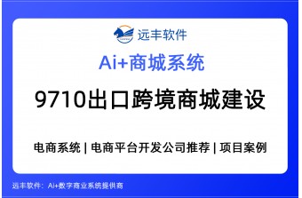 9710模式B2B出口跨境电商平台建设方案，跨境商城软件开发商推荐 -远丰软件