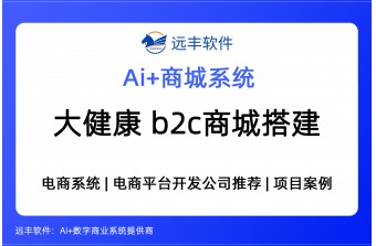 大健康行业b2c商城搭建方案，2026年电商系统开发商推荐 -远丰软件