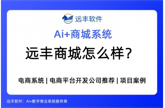 远丰软件商城系统怎么样？ 一站式解决方案+AI集成+商城系统提供商—— 远丰软件