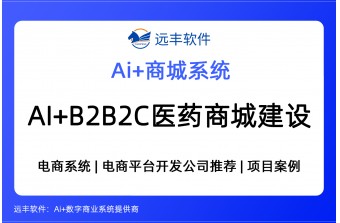 AI+B2B2C医药商城开发建设公司推荐 -远丰软件