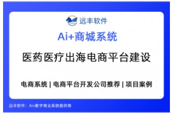 医药医疗行业出海电商平台建设方案，集成AI Agent+商城系统 ——远丰软件