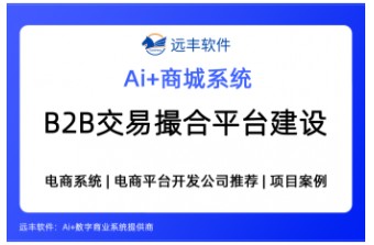 B2B交易撮合平台建设方案，2026年8月B2B商城源码软件测评——远丰软件