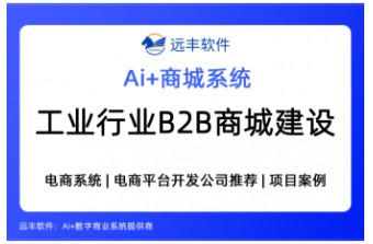 工业行业B2B商城解决方案（集成 AI Agent +商城平台系统）—远丰软件