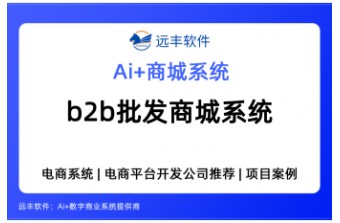 B2B批发商城系统推荐：一文看懂B2B网上批发商城建设方案——远丰软件